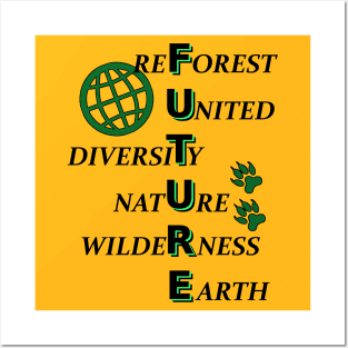 The Future of Mother Earth is the forest Posters and Art